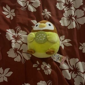 small matcha penguin japanese plush holding cake roll new with tags